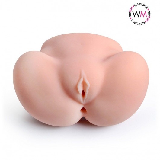 Реалистичный мастурбатор с двумя функциональными отверстиями - Erowoman-Eroman - в Волгограде купить с доставкой
