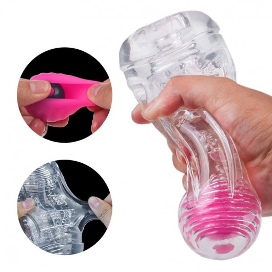 Прозрачный вибромастурбатор Space Capsule-RСT - S-HANDE - в Волгограде купить с доставкой