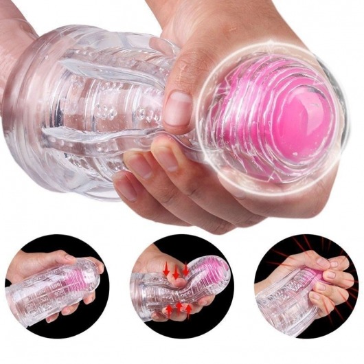 Прозрачный вибромастурбатор Space Capsule-RСT - S-HANDE - в Волгограде купить с доставкой