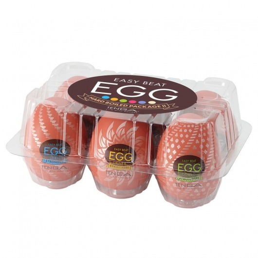 Набор из 6 мастурбаторов-яиц Tenga Egg Variety Pack V - Tenga - в Волгограде купить с доставкой