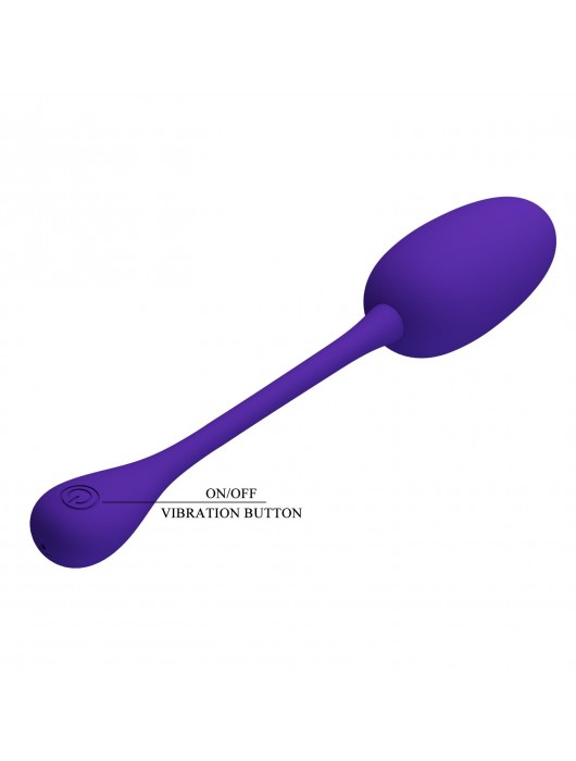 Фиолетовое перезаряжаемое виброяйцо Knucker - Baile