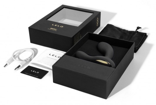 Чёрный перезаряжаемый стимулятор простаты Bruno Black - Lelo - в Волгограде купить с доставкой