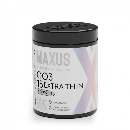Экстремально тонкие презервативы MAXUS 003 Extra Thin - 15 шт. - Maxus - купить с доставкой в Волгограде