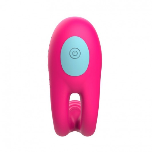 Розовое виброкольцо с пультом ДУ - I-MOON - в Волгограде купить с доставкой