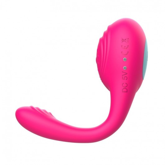 Розовое виброкольцо с пультом ДУ - I-MOON - в Волгограде купить с доставкой