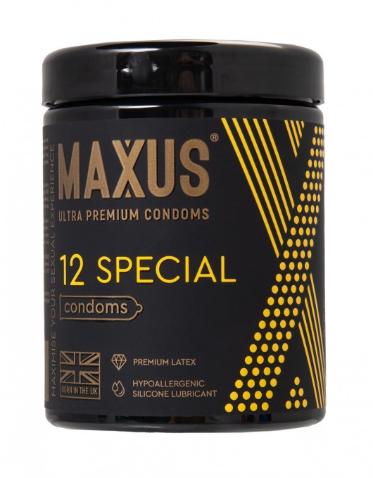 Презервативы с точками и рёбрами MAXUS Special - 12 шт. - Maxus - купить с доставкой в Волгограде