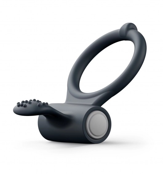 Черное эрекционное кольцо Power Clit - Dorcel - в Волгограде купить с доставкой