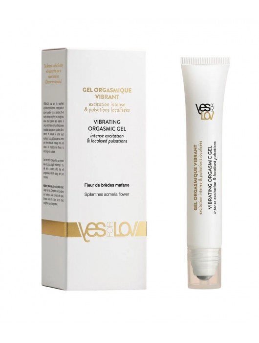Возбуждающий гель Vibrating Orgasmic Gel - 20 мл. - YESforLOV - купить с доставкой в Волгограде