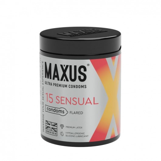 Анатомические презервативы MAXUS Sensual - 15 шт. - Maxus - купить с доставкой в Волгограде