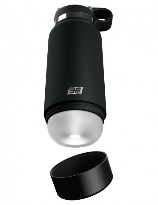 Черный мастурбатор в виде бутылки Fap Flask - Pipedream - в Волгограде купить с доставкой