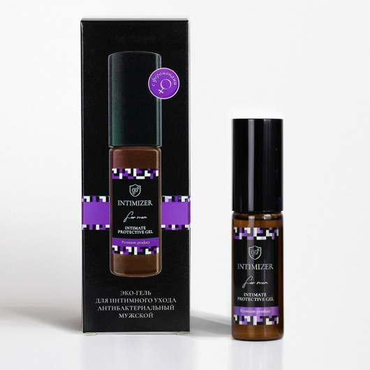 Мужской антибактериальный эко-гель для интимного ухода Intimizer - 20 мл. - Intimizer - купить с доставкой в Волгограде