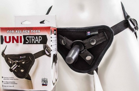 Универсальные трусики Harness UNI strap с корсетом - LOVETOY (А-Полимер) - купить с доставкой в Волгограде