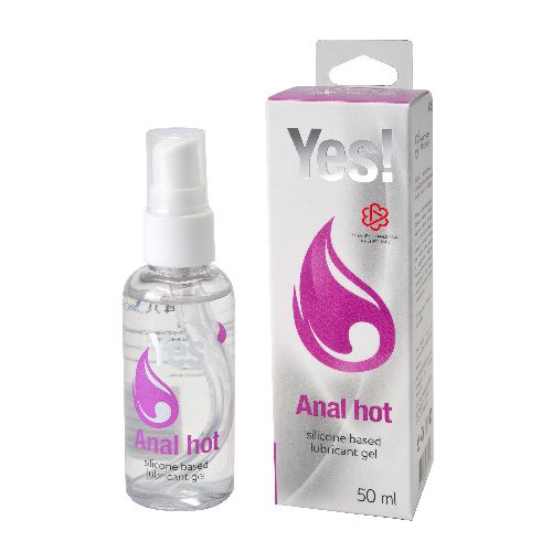 Согревающая силиконовая гель-смазка Yes Anal hot - 50 мл. - Sitabella - купить с доставкой в Волгограде
