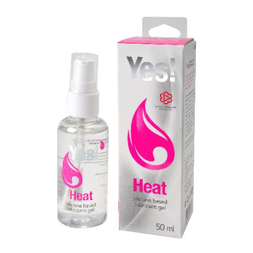 Возбуждающая силиконовая вагинальная смазка Yes Heat - 50 мл. - Sitabella - купить с доставкой в Волгограде