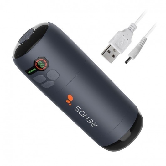 Черный вибромастурбатор Back To The Future - Rends - в Волгограде купить с доставкой