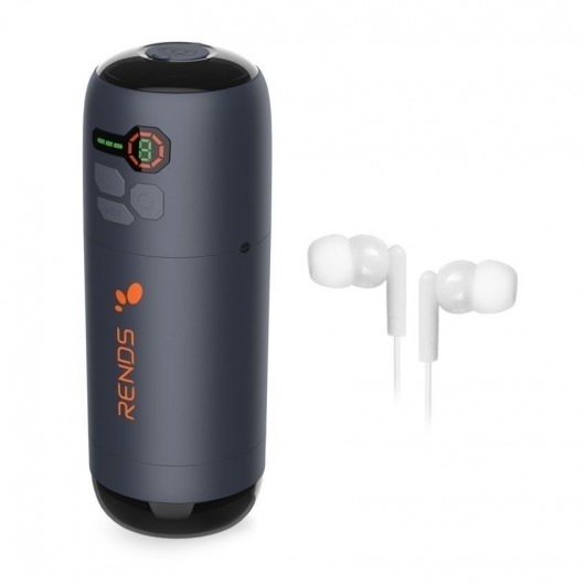 Черный вибромастурбатор Back To The Future - Rends - в Волгограде купить с доставкой