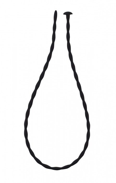 Черный уретральный массажер Glide Medium - 30 см. - Lola Games - купить с доставкой в Волгограде