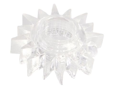 Прозрачное гелевое эрекционное кольцо-солнце - Toyfa Basic - в Волгограде купить с доставкой