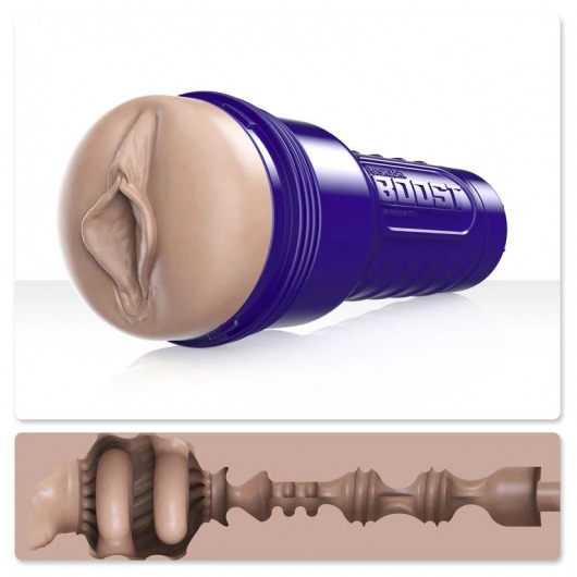 Телесный мастурбатор-вагина Fleshlight Boost Bang - Fleshlight - в Волгограде купить с доставкой