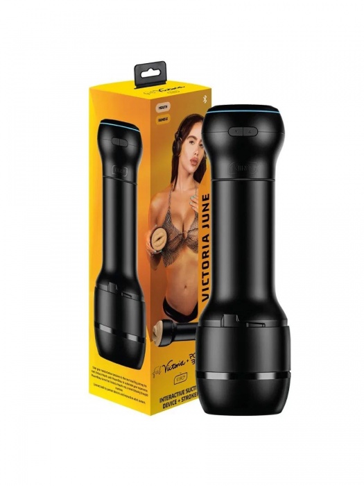 Мастурбатор-ротик с интерактивной насадкой PowerBlow   FeelVictoria Mouth - Kiiroo - в Волгограде купить с доставкой