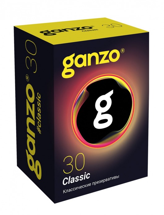 Классические презервативы с обильной смазкой Ganzo Classic - 30 шт. - Ganzo - купить с доставкой в Волгограде