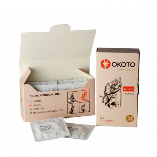 Презервативы OKOTO Classic - 12 шт. - Sitabella - купить с доставкой в Волгограде