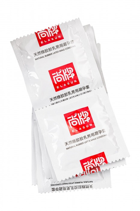 Презервативы с точками и ребрами Elasun Ribbed and Dotted - 10 шт. - Elasun - купить с доставкой в Волгограде