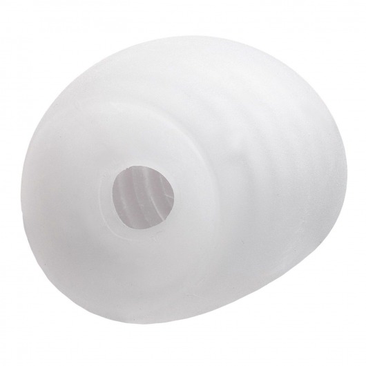 Белый мастурбатор-шар Lucky Ball Type 2 - MALESATION - в Волгограде купить с доставкой