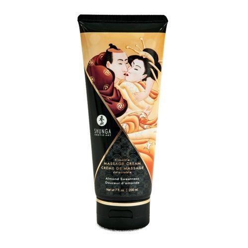 Массажный крем для тела с ароматом миндаля Almond Sweetness - 200 мл. - Shunga - купить с доставкой в Волгограде