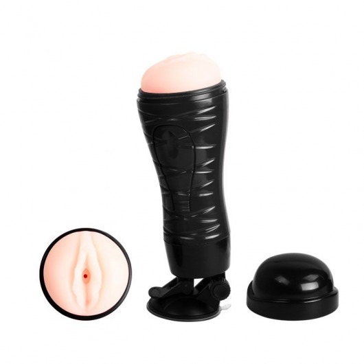 Мастурбатор-вагина Flora с присоской в основании - Baile - в Волгограде купить с доставкой