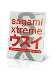 Ультратонкий презерватив Sagami Xtreme SUPERTHIN - 1 шт. - Sagami - купить с доставкой в Волгограде