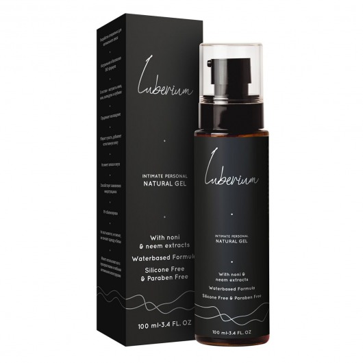 Интимный гель на водной основе с экстрактами нони и нима Luberium Natural Gel - 100 мл. - Luberium - купить с доставкой в Волгограде