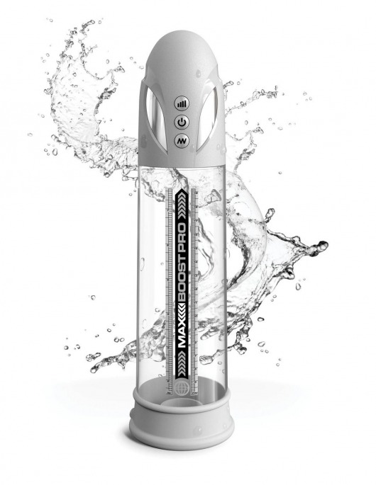 Белая вакуумная автоматическая помпа Max Boost Pro Flow - Pipedream - в Волгограде купить с доставкой