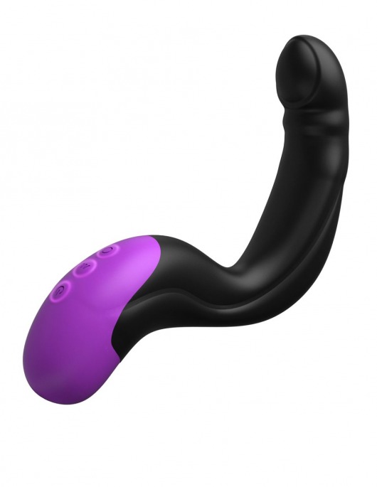 Черно-фиолетовый вибромассажёр простаты Hyper-Pulse P-Spot Massager - Pipedream - в Волгограде купить с доставкой