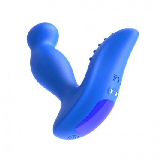 Синий вибромассажер простаты 3,5’’ P-spot Massager - 12,5 см. - Erokay - в Волгограде купить с доставкой