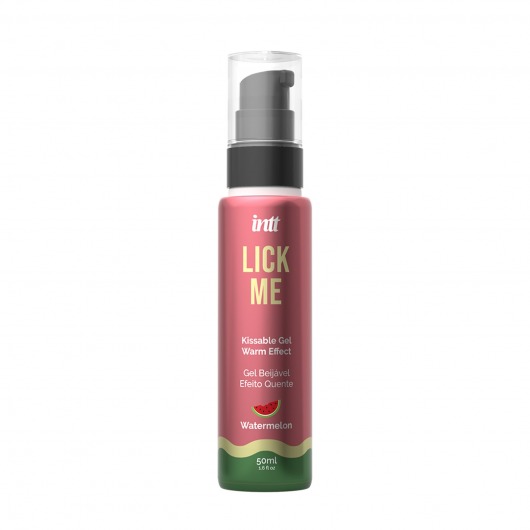 Гель Lick Me с согревающим эффектом и ароматом арбуза - 50 мл. - INTT - купить с доставкой в Волгограде