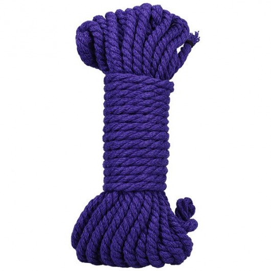 Фиолетовая верёвка для связывания и фиксации Bind Tie - 9,14 м. - Doc Johnson - купить с доставкой в Волгограде