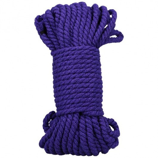 Фиолетовая верёвка для связывания и фиксации Bind Tie - 15,24 м. - Doc Johnson - купить с доставкой в Волгограде