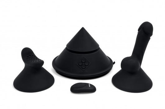 Конусный вибромассажер Cowgirl Cone с 2 насадками - CowGirl - купить с доставкой в Волгограде