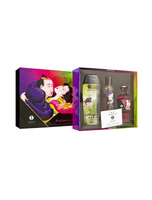 Подарочный набор Fruity Kisses из 3 предметов - Shunga - купить с доставкой в Волгограде