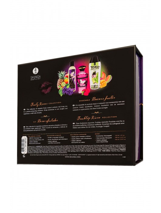 Подарочный набор Fruity Kisses из 3 предметов - Shunga - купить с доставкой в Волгограде