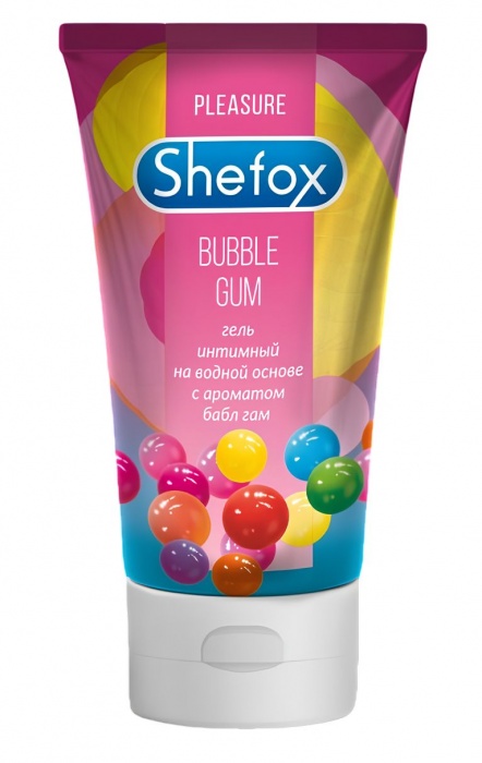 Интимная гель-смазка Shefox «Бабл гам» - 50 мл. - Shefox - купить с доставкой в Волгограде