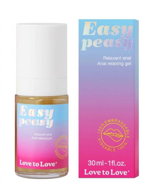 Анальный расслабляющий гель Easy Peasy - 30 мл. - Love to Love - купить с доставкой в Волгограде