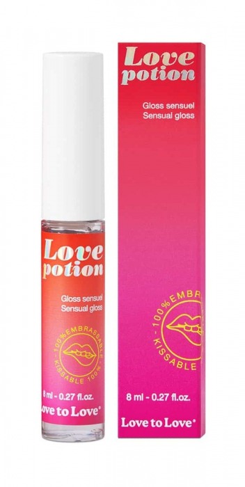 Возбуждающий блеск для губ Love Potion - 8 мл. - Love to Love - купить с доставкой в Волгограде