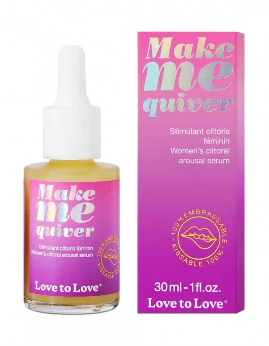 Возбуждающие капли для клитора Make Me Quiver - 30 мл. - Love to Love - купить с доставкой в Волгограде