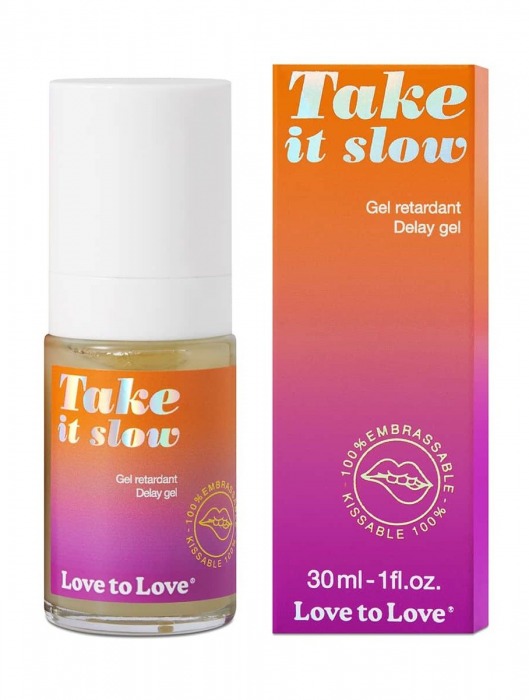 Пролонгирующий гель для мужчин Take It Slow - 30 мл. - Love to Love - купить с доставкой в Волгограде