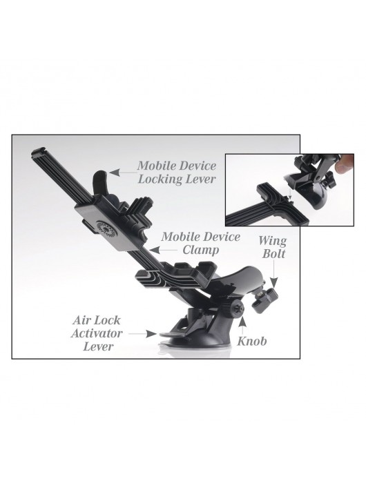 Перезаряжаемый мастурбатор-вагина с держателем для мобильных устройств Extreme Toyz Me - Pipedream - в Волгограде купить с доставкой
