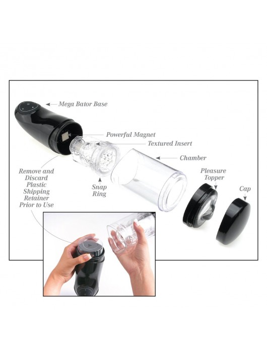 Перезаряжаемый мастурбатор-вагина с держателем для мобильных устройств Extreme Toyz Me - Pipedream - в Волгограде купить с доставкой