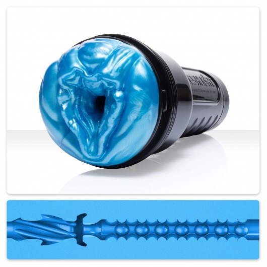 Мастурбатор-вагина Fleshlight Freaks Alien Blue Metallic - Fleshlight - в Волгограде купить с доставкой