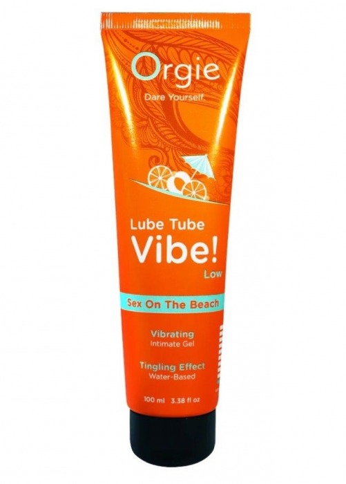 Гель с эффектом вибрации Lube Tube Vibe Low Sex On The Beach - 100 мл. - ORGIE - купить с доставкой в Волгограде